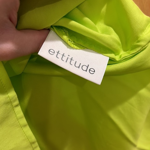 Ettitude Lime Green Bamboo Slip Dress - Picture 5 of 9